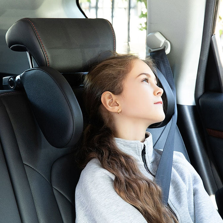 A05 Adjustable Car Auto U-shaped Memory Foam Neck Rest Cushion Seat Pillow with Hook & Mobile Phone Holder (Brown) - Seat Accessories by PMC TechLife | Online Shopping South Africa | PMC TechLife | Buy Now Pay Later Mobicred