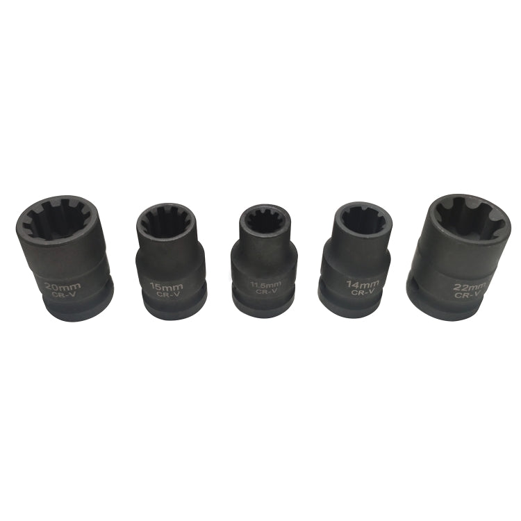 5 in 1 ZK-056 Car VAG Brake Caliper Socket Set for Volkswagen / Audi / Porsche - free shipping - PMC Jewellery - Order now!