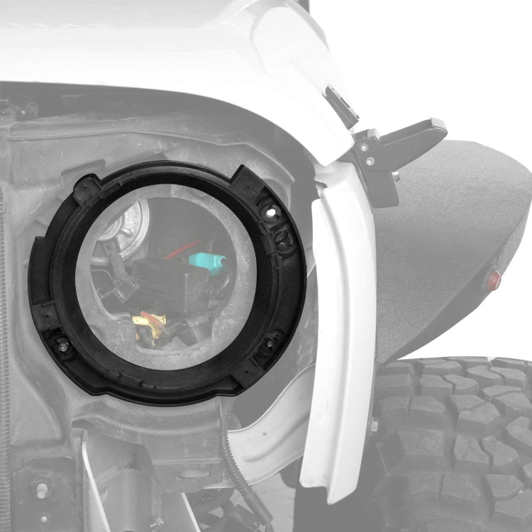 1 Pair 7 inch Headlight Plastic Inside Bracket for Jeep Wrangler JK 2007-2017 - Car Light Accessories by PMC TechLife | Online Shopping South Africa | PMC TechLife