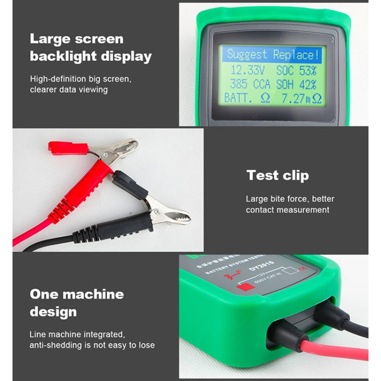 DUOYI DY2015 Car 12V Battery Tester Digital Diagnostic Tools - free shipping - PMC Jewellery - Order now!