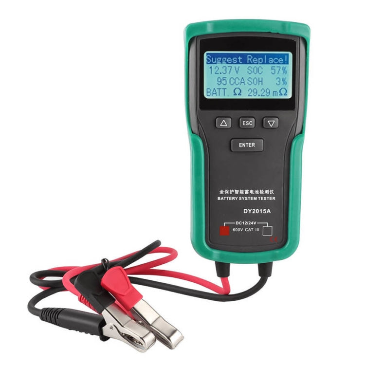 DUOYI DY2015A Car 12V 24V Digital CCA Load Battery Charging Digital Capacity Tester - free shipping - PMC Jewellery - Order now!