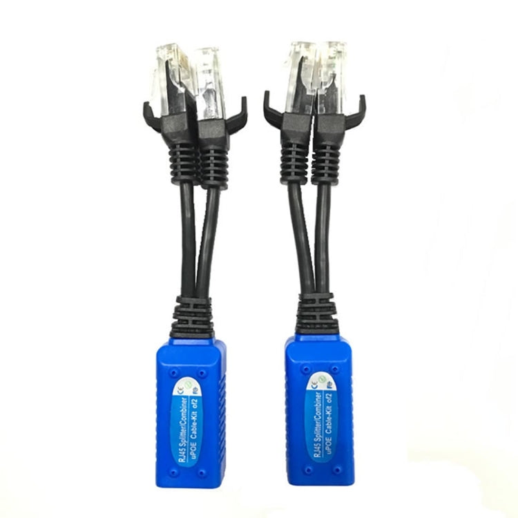 2 PCS Anpwoo UPOE01 Spliceable 2 in 1 POE (Power + Ethernet) Passive Twisted Transceiver - Video Balun by Anpwoo | Online Shopping South Africa | PMC Jewellery | Buy Now Pay Later Mobicred