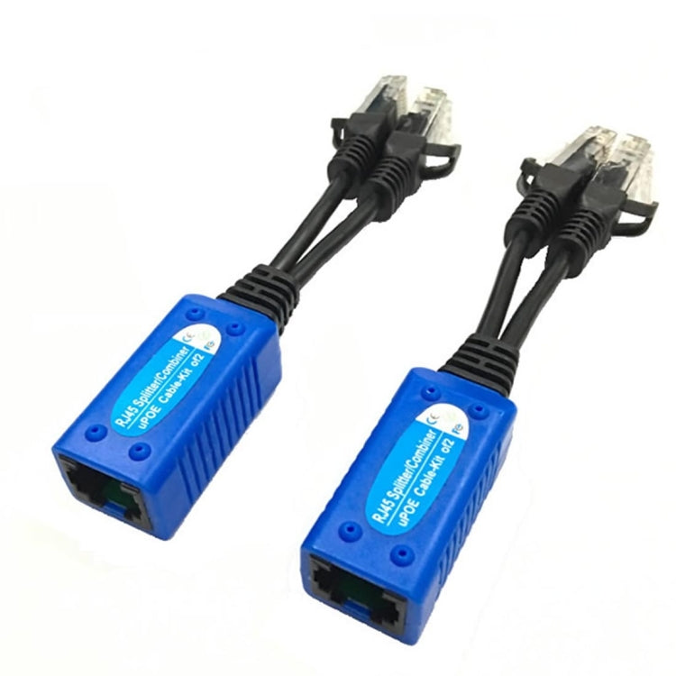 2 PCS Anpwoo UPOE01 Spliceable 2 in 1 POE (Power + Ethernet) Passive Twisted Transceiver - Video Balun by Anpwoo | Online Shopping South Africa | PMC Jewellery | Buy Now Pay Later Mobicred