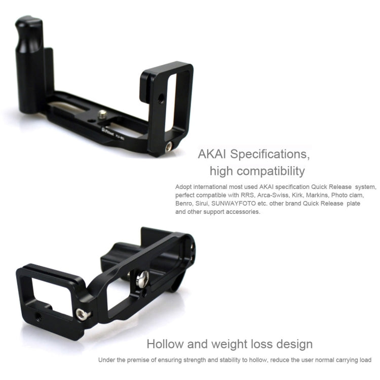 FITTEST FLS-RX1 Vertical Shoot Quick Release L Plate Bracket Base Holder for Sony RX1 (Black) - L-Bracket by FITTEST | Online Shopping South Africa | PMC Jewellery | Buy Now Pay Later Mobicred