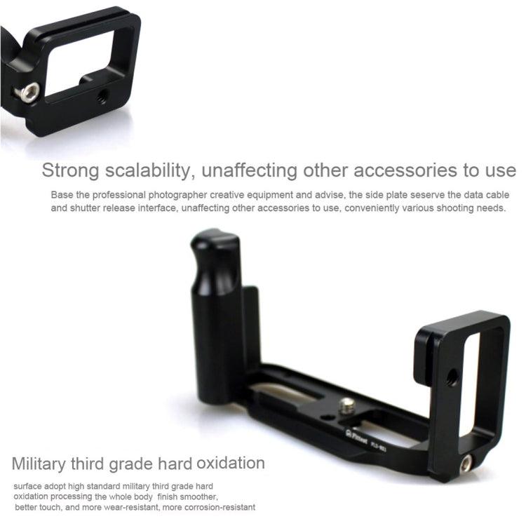 FITTEST FLS-RX1 Vertical Shoot Quick Release L Plate Bracket Base Holder for Sony RX1 (Black) - L-Bracket by FITTEST | Online Shopping South Africa | PMC Jewellery | Buy Now Pay Later Mobicred