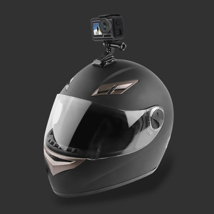 Cycling Helmet Adhesive Multi-Joint Arm Fixed Mount Set with J-Hook Buckle Mount & Adapter & Screw for DJI Osmo Action, GoPro HERO10 Black /9 Black / HERO8 Black /7 /6 /5 /5 Session /4 Session /4 /3+ /3 /2 /1, Xiaoyi and Other Action Cameras
