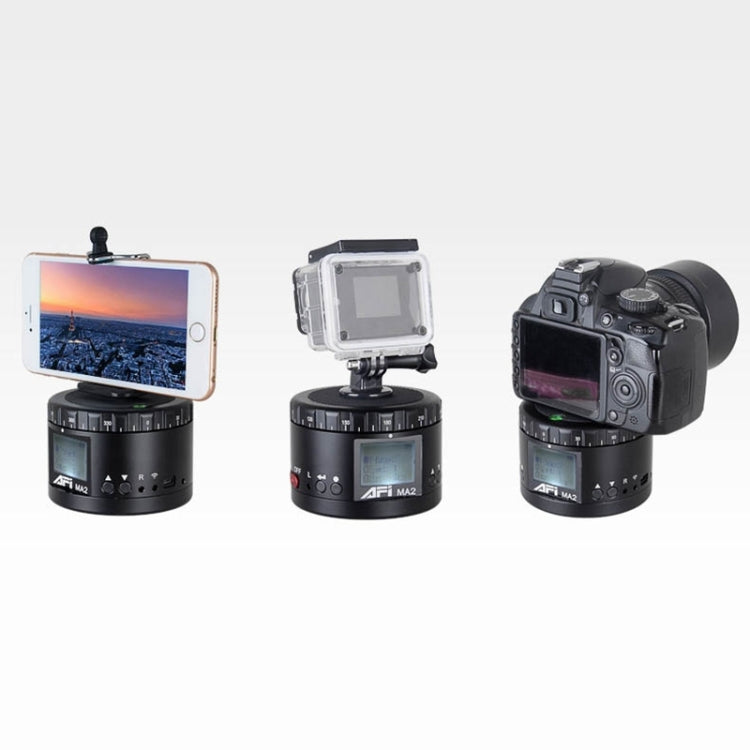 MA2 360 Degree Rotation Delayed Star Photography LCD Camera Mount for SLR & Digital Cameras with Time-lapse Photography (Black)