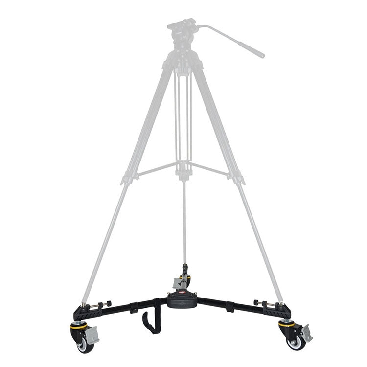 Kingjoy VX-600D Aluminium Alloy Camera Big Foot Wheel Tripod Pulley Base
