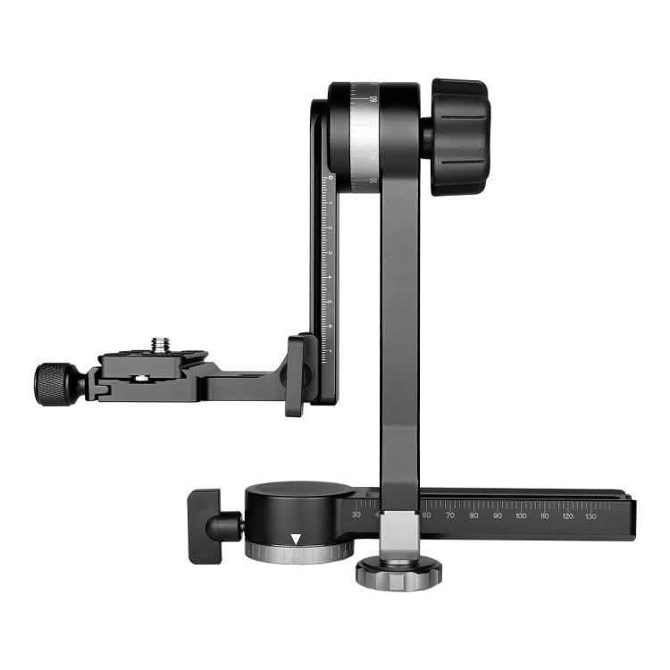 YELANGU A171 YLG0401E-C 360 Degree Rotation Horizontal Cantilever Gimbal Tripod Head for Home DV and SLR Cameras (Black)