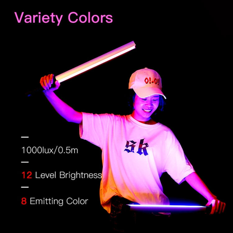 LUXCeO Q508A 8 Color Photo LED Stick Video Light Waterproof Handheld LED Fill Light Flash Lighting Lamp with Remote Control - free shipping - PMC Jewellery - Order now!