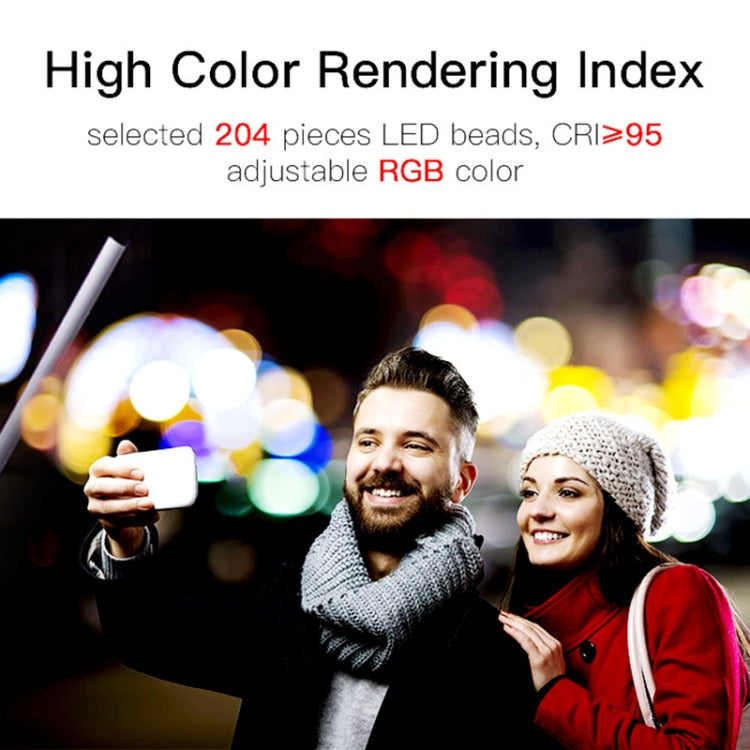 LUXCeO Q508A 8 Color Photo LED Stick Video Light Waterproof Handheld LED Fill Light Flash Lighting Lamp with Remote Control - free shipping - PMC Jewellery - Order now!