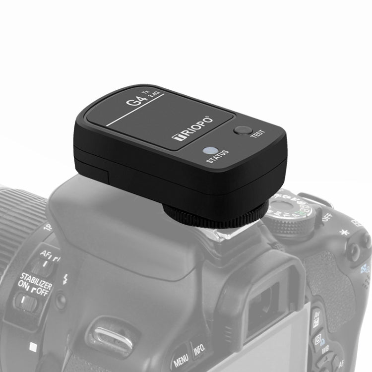 TRIOPO G4 2.4G Wireless Flash Speedlite Trigger with Hot Shoe (Black) - free shipping - PMC Jewellery - Order now!