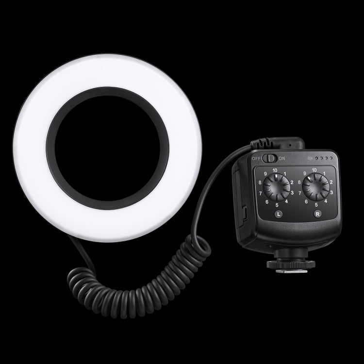 Godox Ring72 Macro Ring 48 LED Flash Light with 8 Different Size Adapter Rings(Black) - free shipping - PMC Jewellery - Order now!