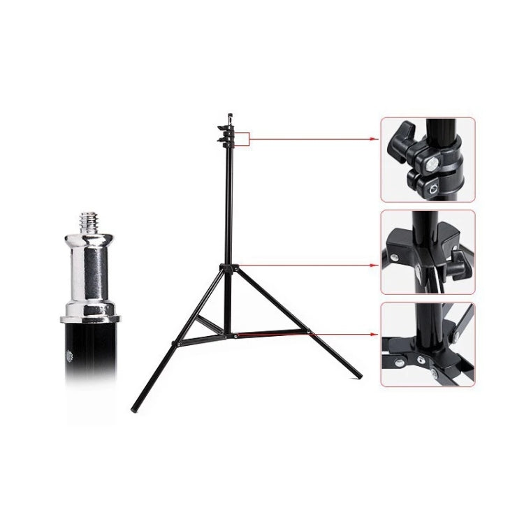 Godox SN304 2.0m Height Photography Aluminum Light Stand for Studio Flash Light (Black) - free shipping - PMC Jewellery - Order now!