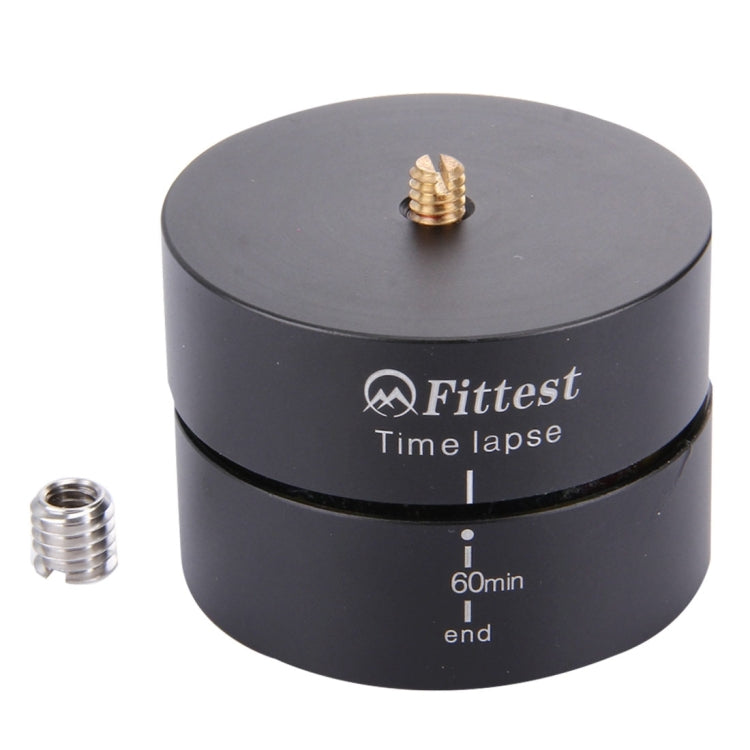 Fittest 360TL 360 Degrees Panning Rotating Panorama Cylindrical PTZ 60min / 45min / 30min / 15min Time Lapse Stabilizer Tripod Adapter with 2kg Bearing for for GoPro HERO9 Black / HERO8 Black /7 /6 / ... Other Action Cameras & Micro Single & DSLR Camera - Holder by FITTEST | Online Shopping South Africa | PMC Jewellery | Buy Now Pay Later Mobicred