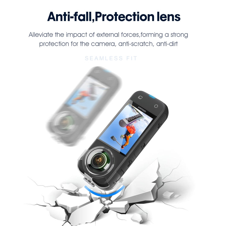 For Insta360 X3 STARTRC No Disassembly Transparent Lens Protection Cover(Transparent) - free shipping - PMC Jewellery - Order now!