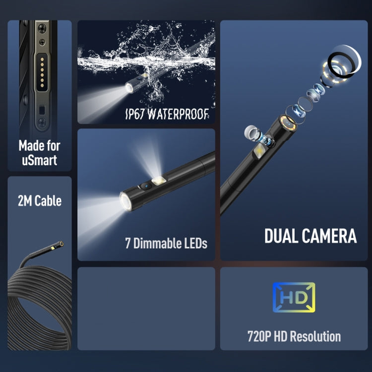 Ulefone Endoscope E2 IP67 Waterproof Digital Endoscope for Ulefone Armor 9 / 9E / Power Armor 13 / 16 Pro / 18T / Armor Pad(Black) - free shipping - PMC Jewellery - Order now!