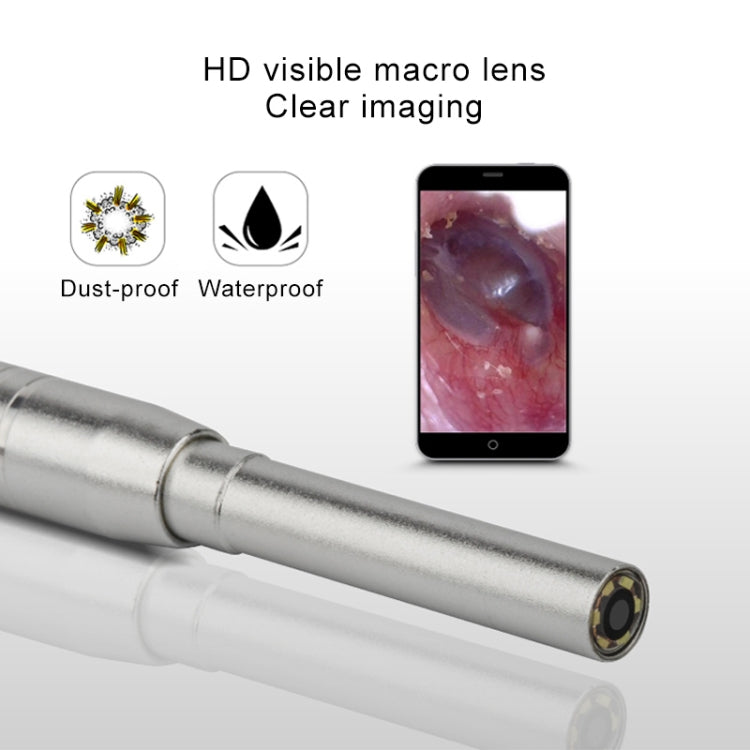 1MP HD Visual Ear Nose Tooth Endoscope Borescope with 6 LEDs, Lens Diameter: 4.3mm - by PMC Jewellery | Online Shopping South Africa | PMC Jewellery