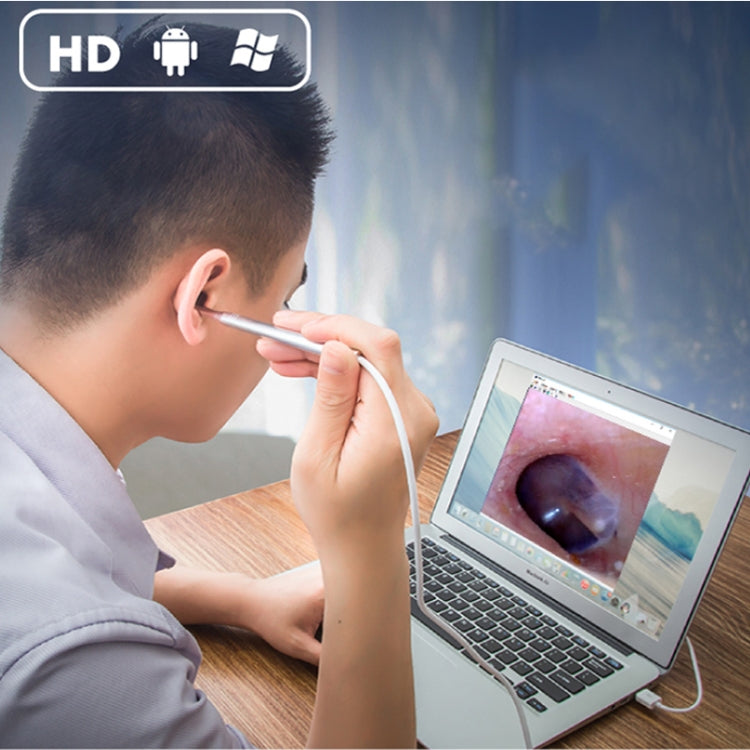 1MP HD Visual Ear Nose Tooth Endoscope Borescope with 6 LEDs, Lens Diameter: 4.3mm - by PMC Jewellery | Online Shopping South Africa | PMC Jewellery