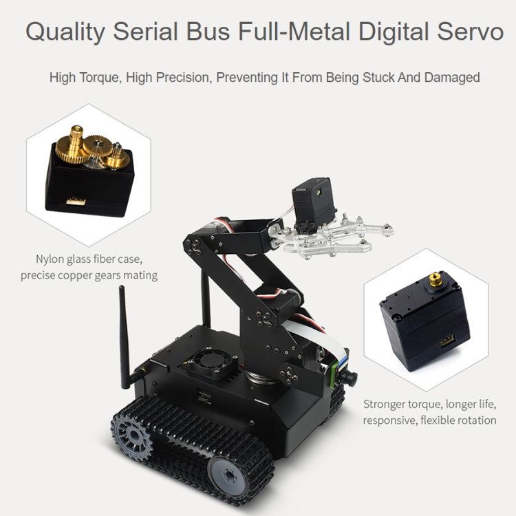 Waveshare JETANK AI Tracked Mobile Robot Kit, Based on Jetson Nano, EU Plug - free shipping - PMC Jewellery - Order now!