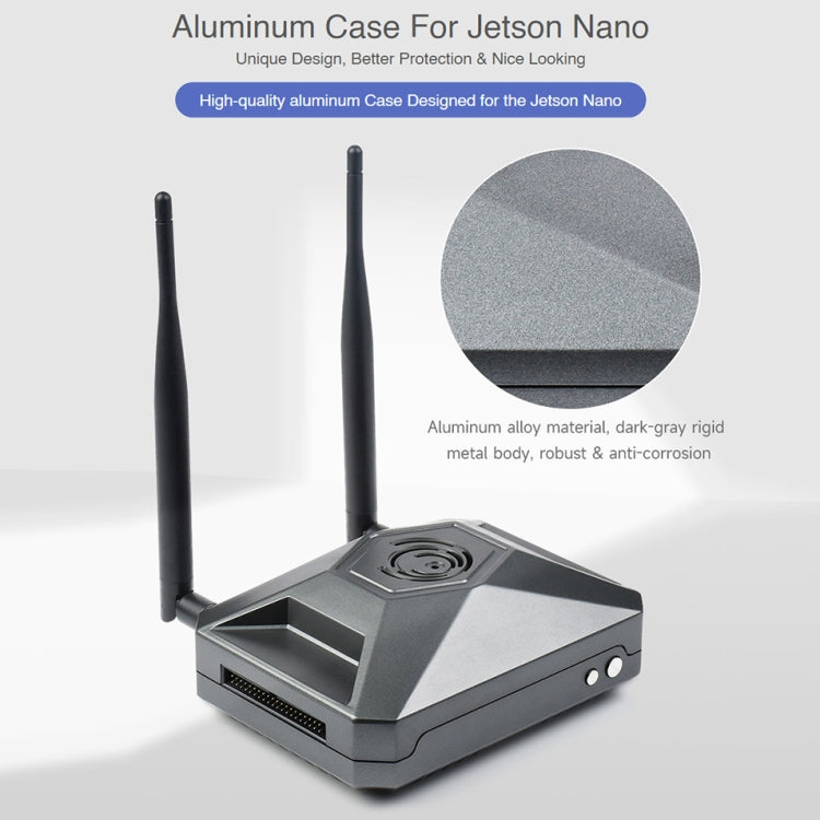 Waveshare Aluminum Case Type F for Jetson Nano Development Kit - free shipping - PMC Jewellery - Order now!