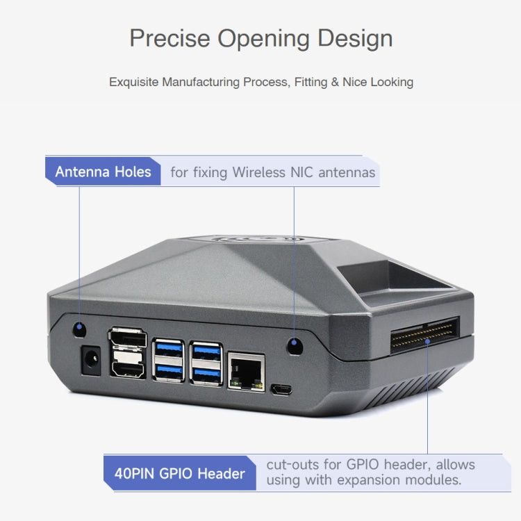 Waveshare Aluminum Case Type F for Jetson Nano Development Kit - free shipping - PMC Jewellery - Order now!