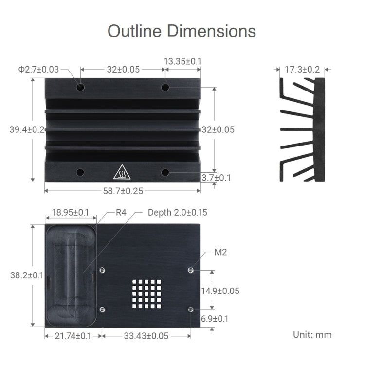 Official Heatsink for Jetson Nano(Black) - free shipping - PMC Jewellery - Order now!