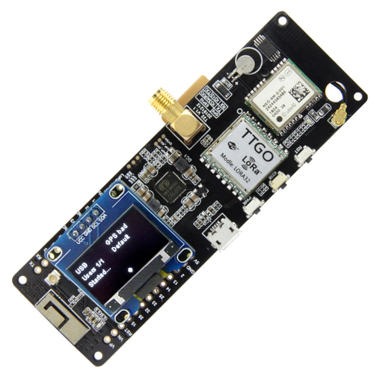 TTGO Meshtastic T-Beam V1.1 ESP32 923MHz OLED WiFi Bluetooth GPS NEO-6M SMA 18650 Battery Holder - free shipping - PMC Jewellery - Order now!