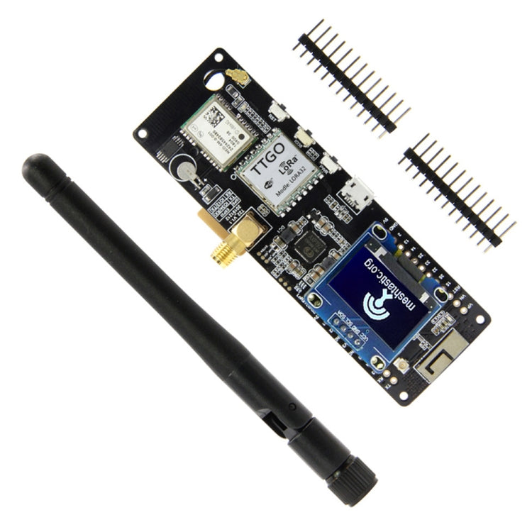 TTGO Meshtastic T-Beam V1.1 ESP32 923MHz OLED WiFi Bluetooth GPS NEO-6M SMA 18650 Battery Holder - free shipping - PMC Jewellery - Order now!