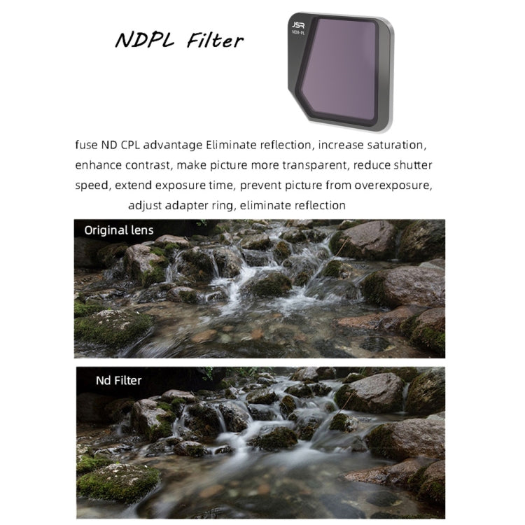 JSR Drone 4 in 1 ND8PL+ND16PL+ND32PL+ND64PL Lens Filter for DJI Mavic 3 - free shipping - PMC TechLife - Order now!