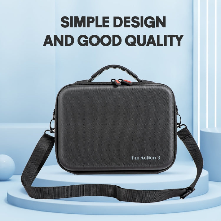 For DJI Osmo Action 3 STARTRC Camera and Accessories Storage Case Bag(Black) - free shipping - PMC Jewellery - Order now!
