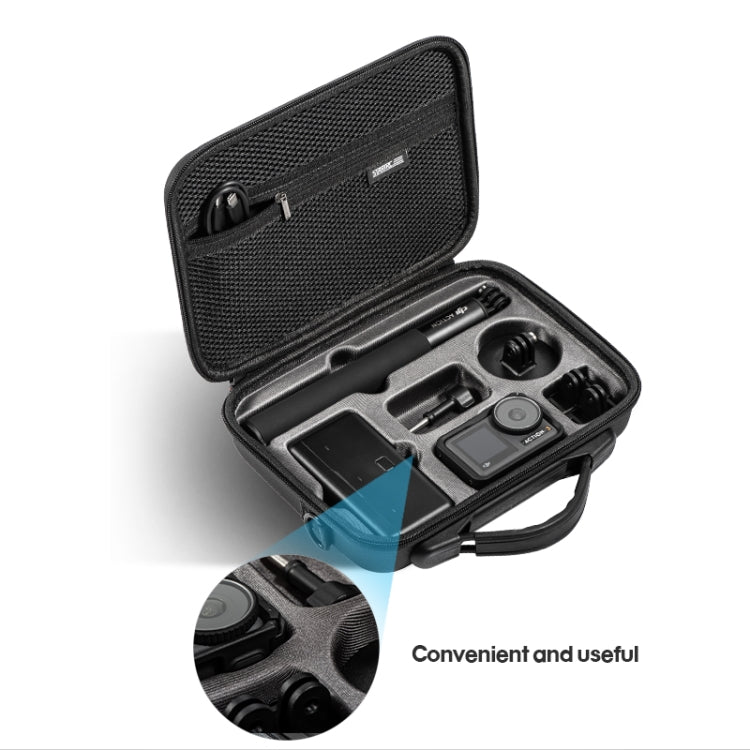 For DJI Osmo Action 3 STARTRC Camera and Accessories Storage Case Bag(Black) - free shipping - PMC Jewellery - Order now!