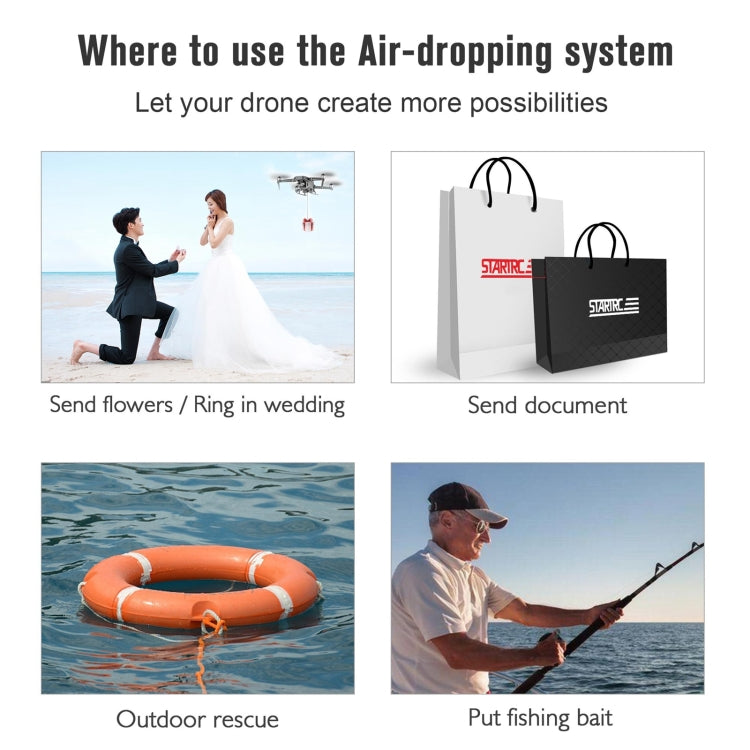 For DJI Mavic 3 STARTRC Air-Dropping System Thrower Parabolic (Grey) - free shipping - PMC Jewellery - Order now!