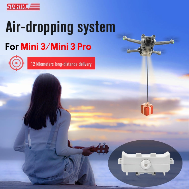 For DJI Mini 3 / Mini 3 Pro STARTRC Air-Dropping System Thrower Parabolic Bracket (Grey) - free shipping - PMC Jewellery - Order now!