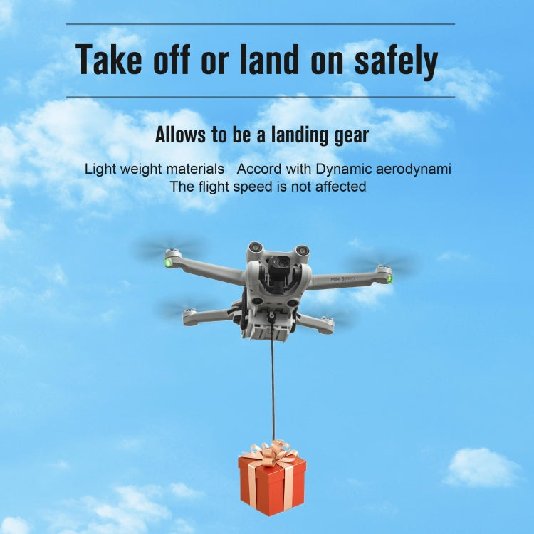 For DJI Mini 3 / Mini 3 Pro STARTRC Air-Dropping System Thrower Parabolic Bracket (Grey) - free shipping - PMC Jewellery - Order now!