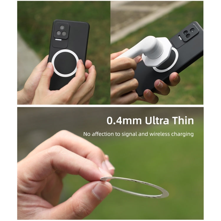 For DJI OM6 / 5 / 4 / 4 SE Sunnylife ZJ561 Magsafe Adapter Phone Holder (White) - by Sunnylife | Online Shopping South Africa | PMC Jewellery | Buy Now Pay Later Mobicred