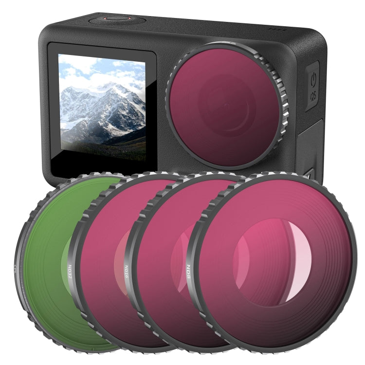 For DJI Action 4 STARTRC 4 in 1 ND8 + ND16 + ND32 + CPL Lens Filter - free shipping - PMC Jewellery - Order now!