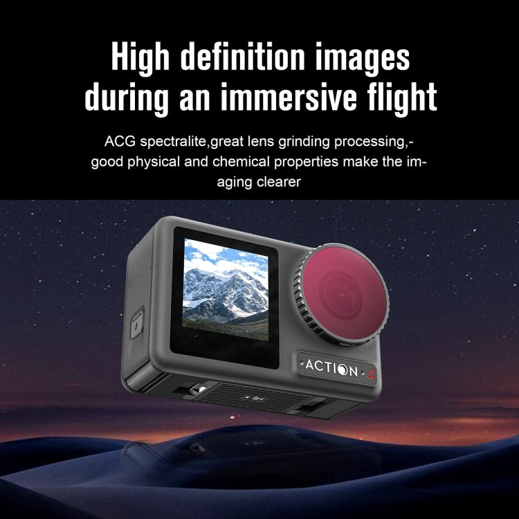 For DJI Action 4 STARTRC 4 in 1 ND8 + ND16 + ND32 + CPL Lens Filter - free shipping - PMC Jewellery - Order now!