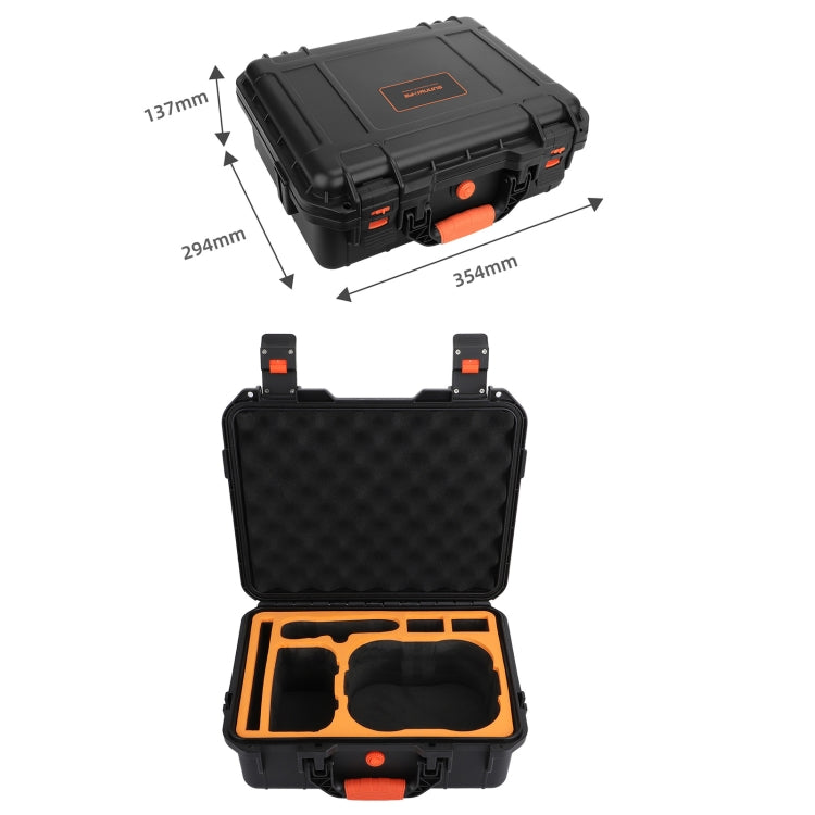 For DJI Avata Sunnylife AQX-6-U Upgraded Waterproof Shockproof Safety Carry Case Storage Bag (Black) - free shipping - PMC TechLife - Order now!