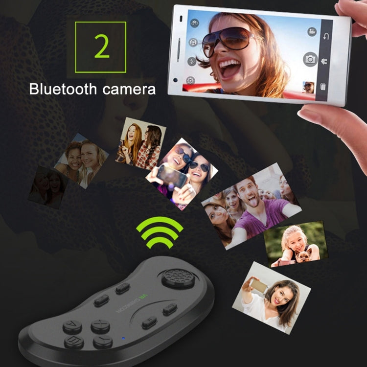 VR Shinecon 3D Movie Games Virtual Reality Glasses Bluetooth Remote Controller Gamepad(Black) - VR Accessories by PMC Jewellery | Online Shopping South Africa | PMC Jewellery | Buy Now Pay Later Mobicred
