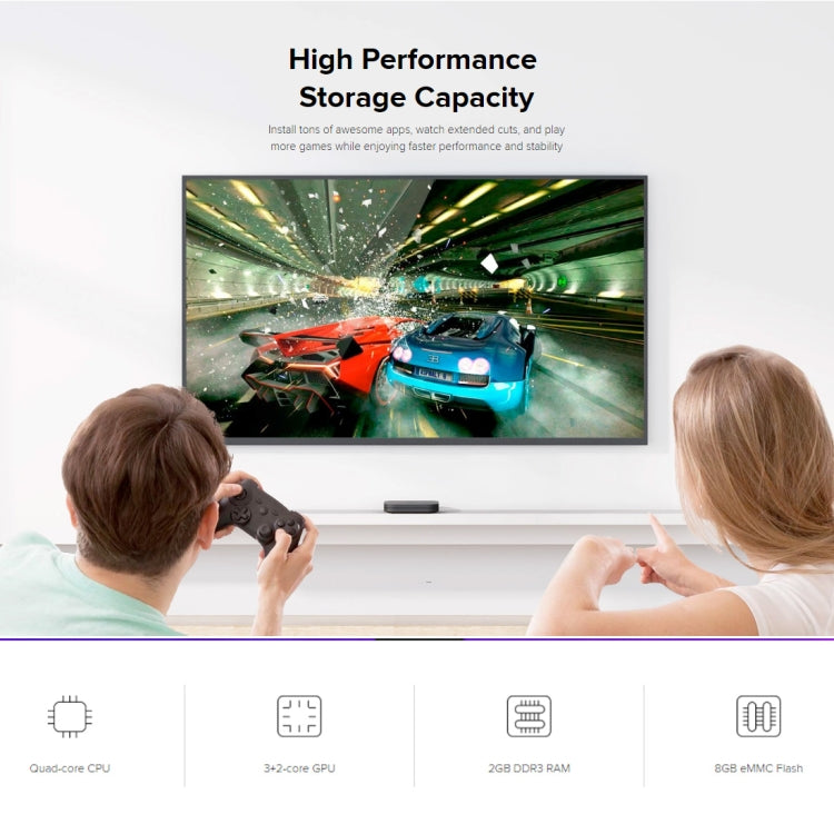 Xiaomi TV Box S 2nd Gen 4K HDR Google TV with Google Assistant Remote Streaming Media Player, Cortex-A55 Quad-core 64bit, 2GB+8GB, Google TV, EU Version(Black) - free shipping - PMC Jewellery - Order now!
