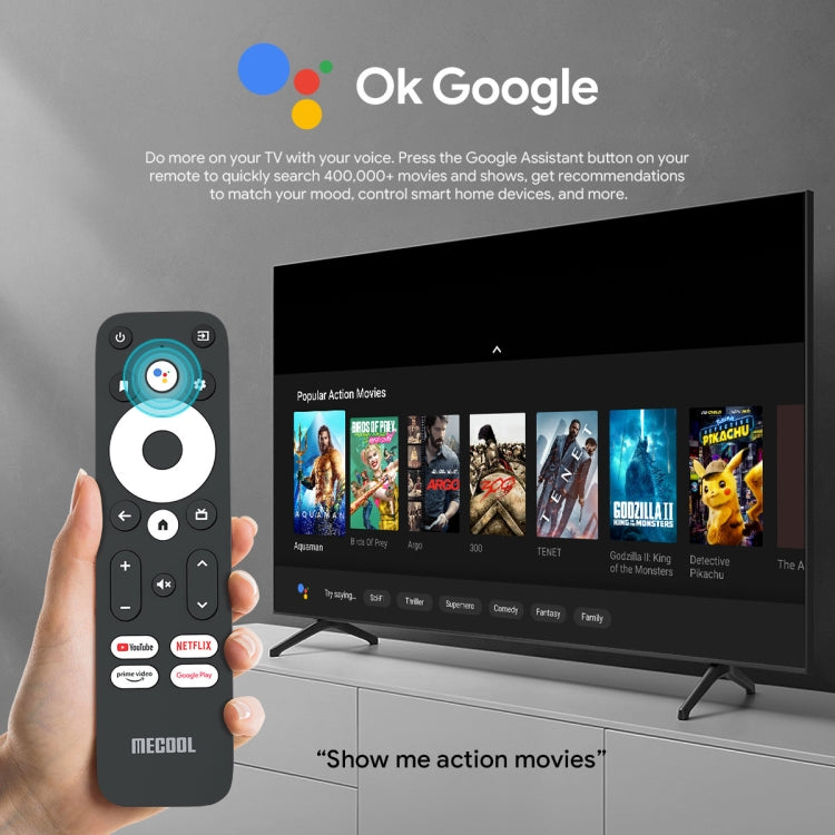 MECOOL KM2 Plus 4K Smart TV BOX Android 11.0 Media Player with Remote Control, Amlogic S905X2 Quad Core, RAM: 2GB, ROM: 16GB, EU Plug - free shipping - PMC Jewellery - Order now!