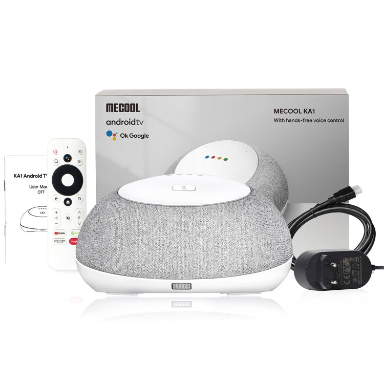 MECOOL KA1 Smart TV Speaker Android 11 TV Box with Remote Control, Amlogic S905X4 Quad Core Cortex-A55, 4GB+32GB, Dual-Band / Bluetooth / Ethernet / OTT(US Plug) - free shipping - PMC TechLife - Order now!