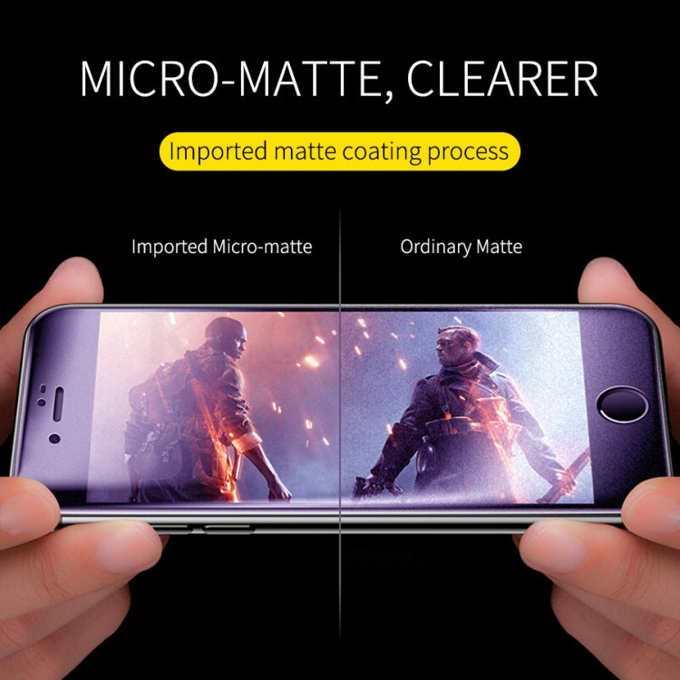 25 PCS AG Matte Anti Blue Light Full Cover Tempered Glass For Xiaomi Redmi 7