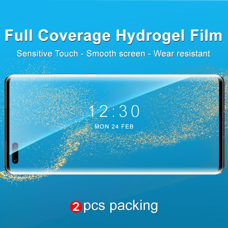 For Huawei Mate 40 Pro 5G 2 PCS IMAK Hydrogel Film III Full Coverage Screen Protector