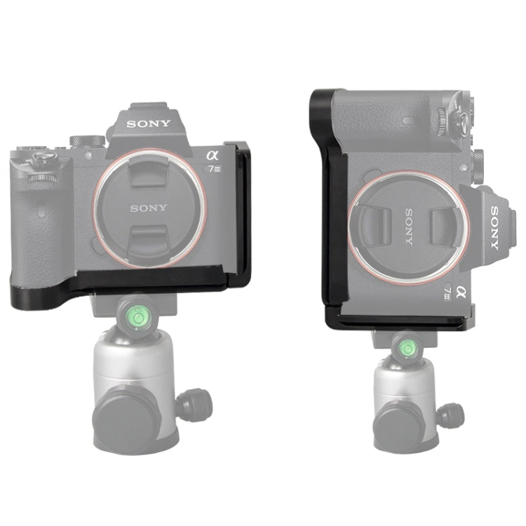 BEXIN A73 L-plate Camera Vertical Clapper for A7M3 A7III A7RIII Camera(Black)