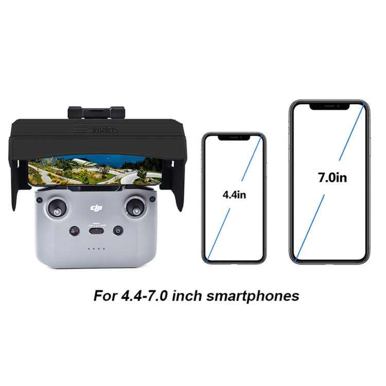 STARTRC 1108859 Dedicated Foldable Remote Control Magnetic Sunshade Anti-reflective Plate for DJI Mini 2 / Mavic Air 2 / Air 2S(Black)