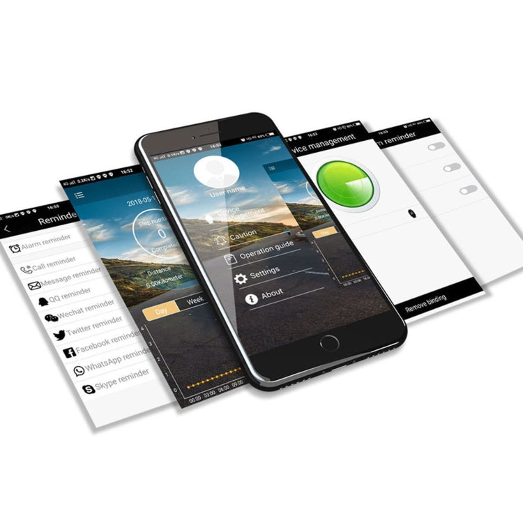 Lokmat MK18 1.1 inch Circle Screen IP68 Waterproof Smart Watch, Support Information Reminder / Remote Camera / Walking Motion Monitor(Silver) - free shipping - PMC TechLife - Order now!