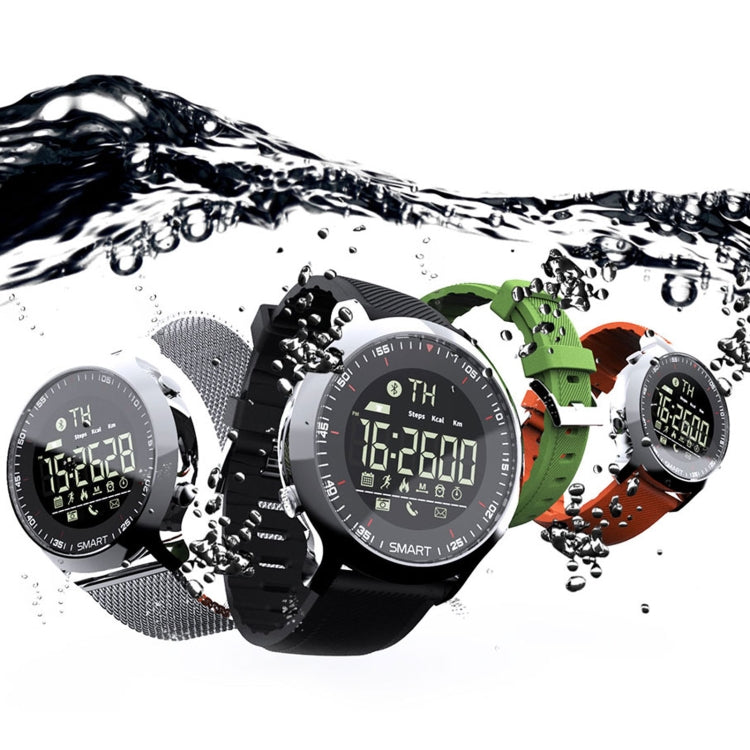 Lokmat MK18 1.1 inch Circle Screen IP68 Water-resistant Smart Watch, Support Information Reminder / Remote Camera / Walking Motion Monitor(Silver)