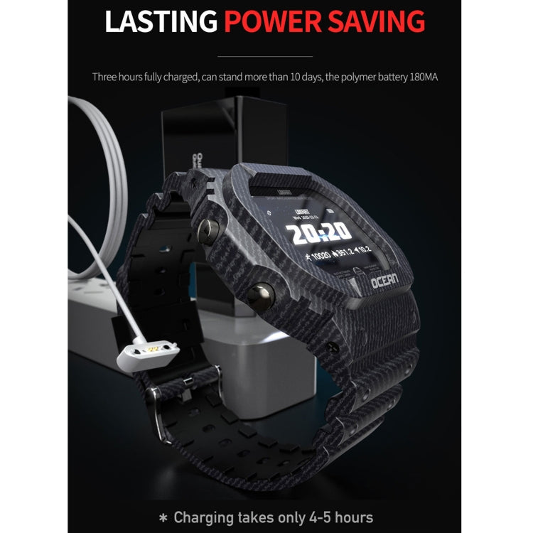 Lokmat OCEAN 1.14 inch TFT Touch Screen IP68 Waterproof Smart Watch, Support Information Reminder / Sleep Monitor / Sport Record(Denim Blue) - free shipping - PMC TechLife - Order now!